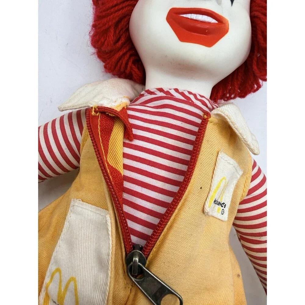 Vintage Ronald McDonald Plush Doll 1984 15